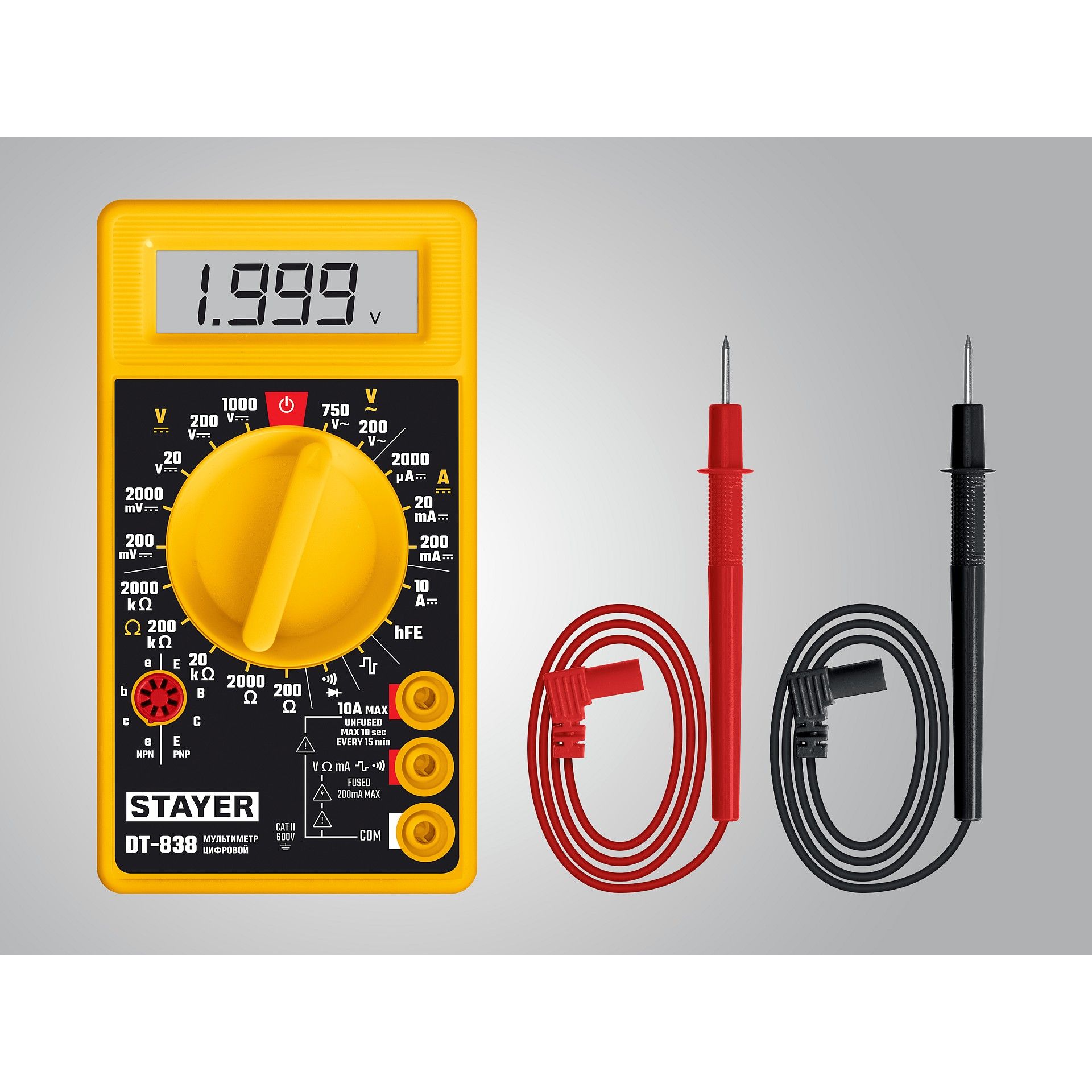 Мультиметр цифровой  DT-838 45306_z01